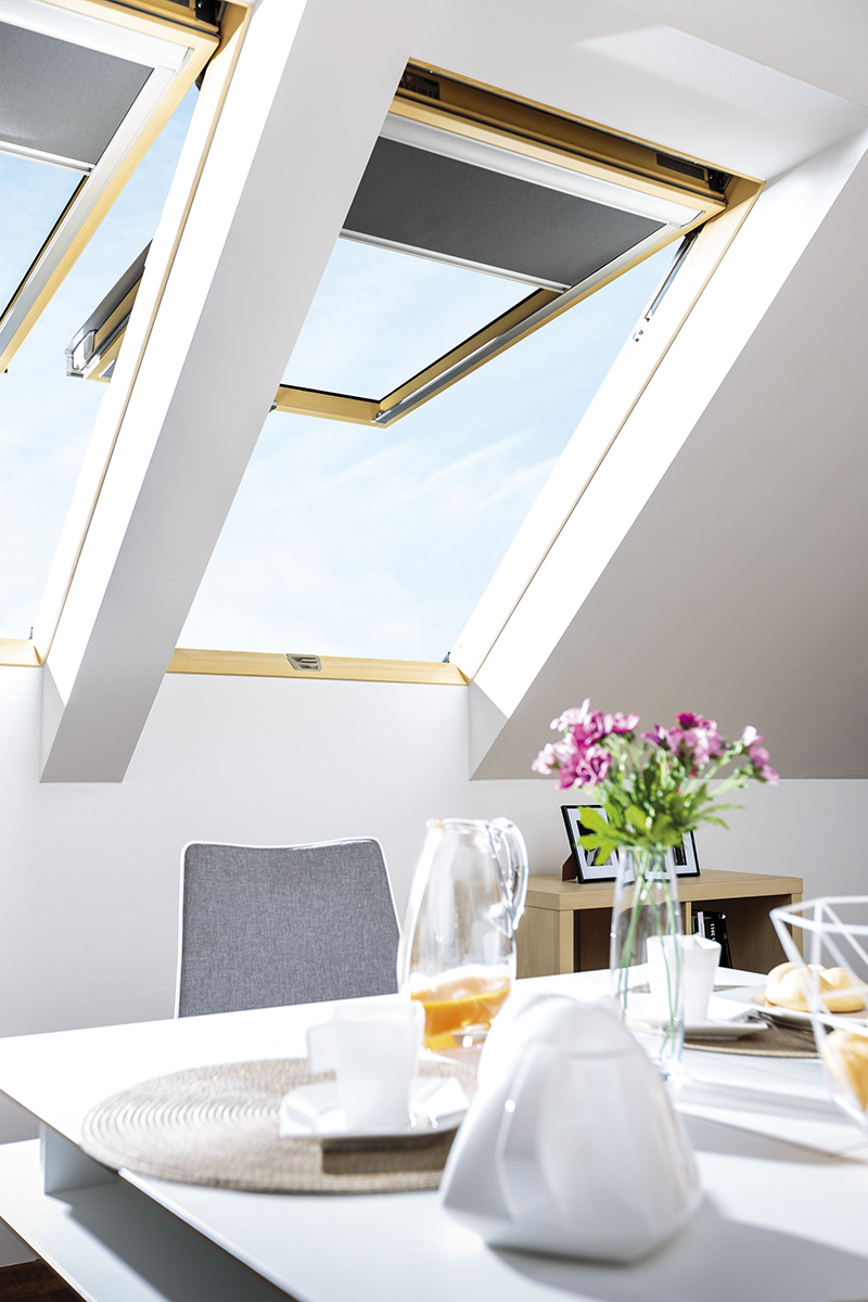 Janelas de Cobertura e Escadas de Acesso